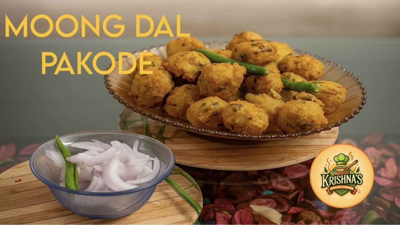MOONG DAL PAKODA RECIPE (GUJARAT FAMOUS STREET STYLE MOONG DALWADA )