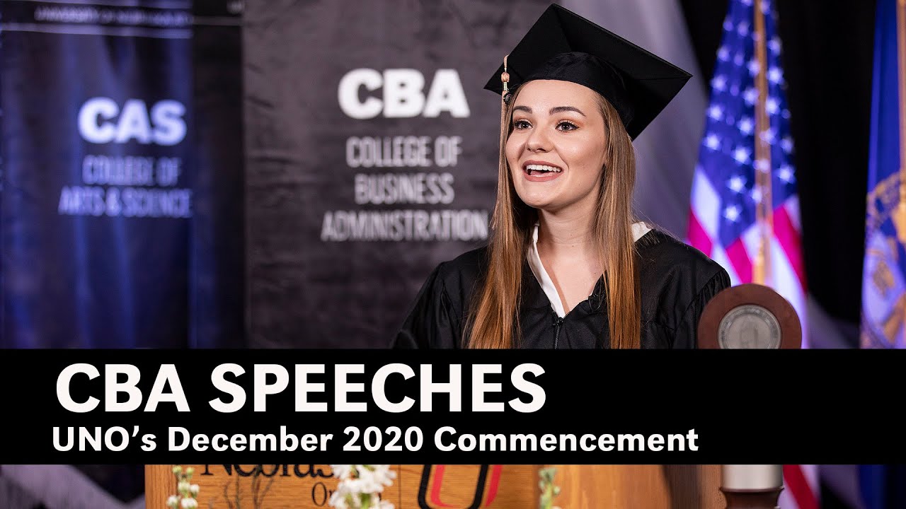 College of Business Administration speeches