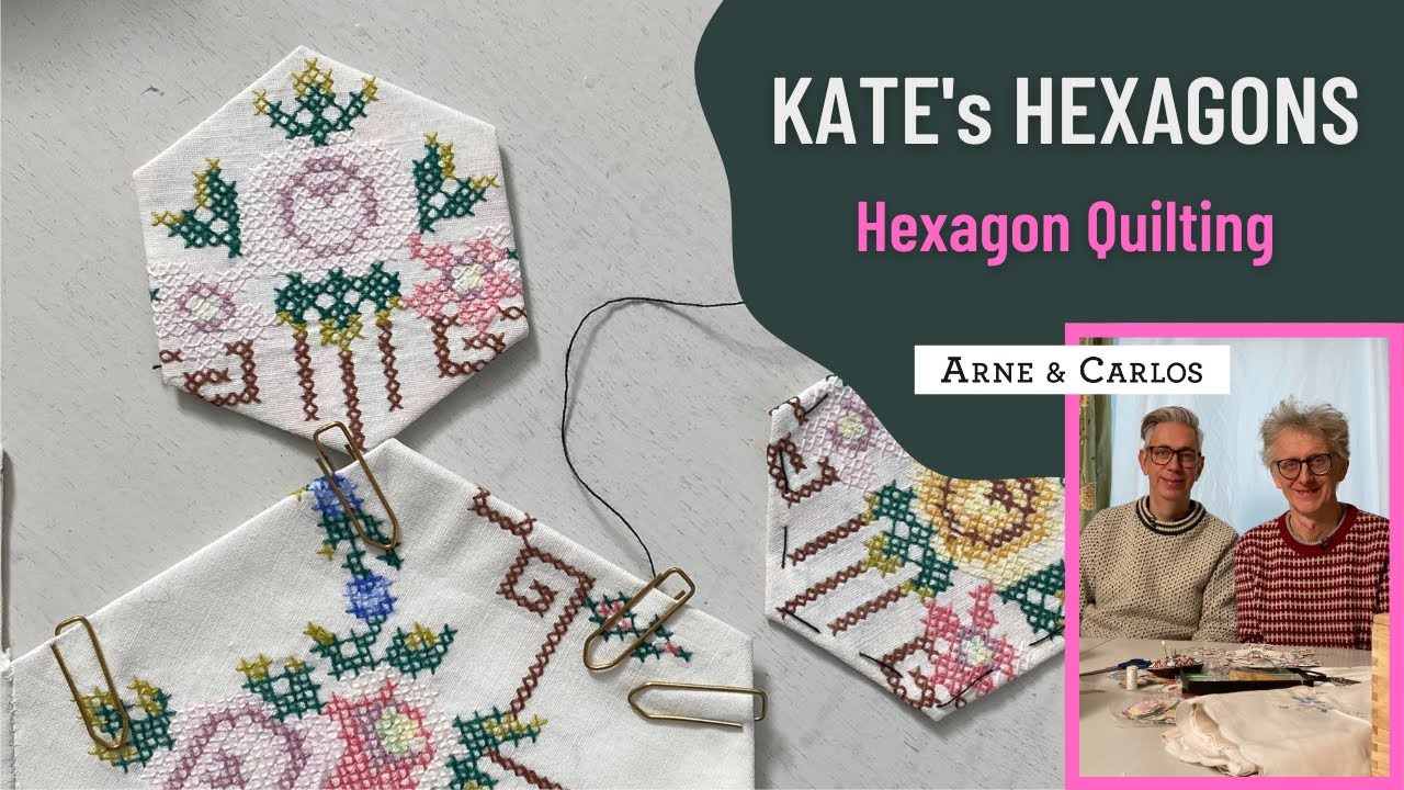 Hexagon quilting with Hexagons from Kate - by ARNE & CARLOS