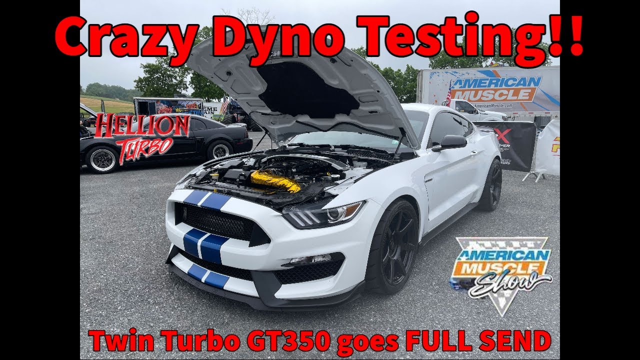 1,100 HP GT350 SENDS IT!!