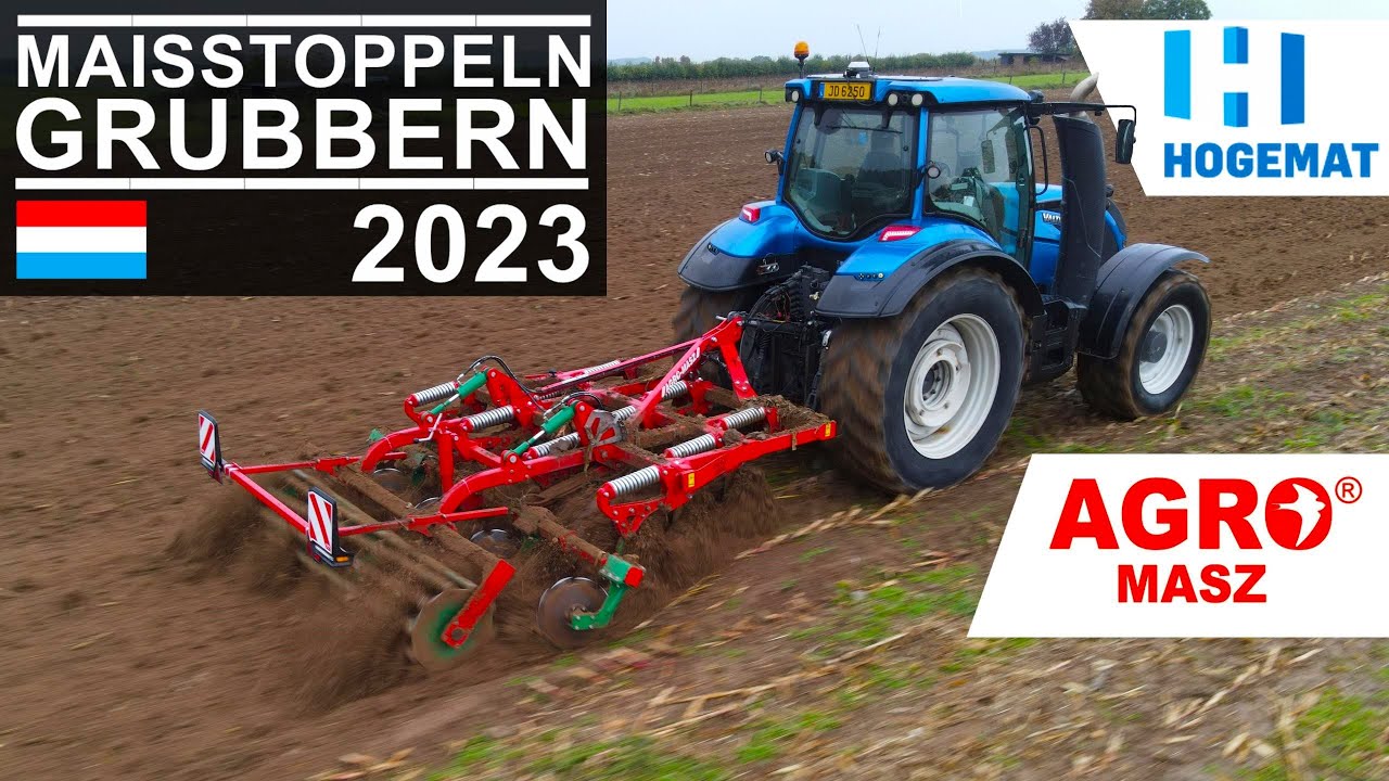 Neuer Grubber im Einsatz | Valtra T214 // AgroMasz Runner 30 | Luxemburg 2023