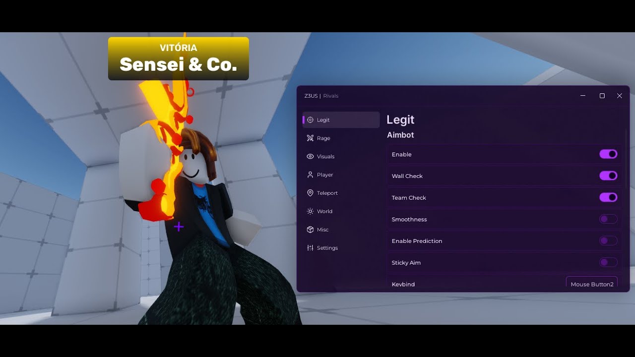 Rivals Script [OP] | Z3US | aimbot, skin changer and more..