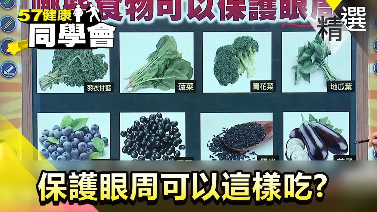 保護眼周可以這樣吃？【健康同學會】精華篇｜隋安德 許晶晶