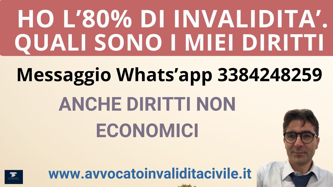 80% e BENEFICI. ASSEGNO MENSILE, PENSIONE ANTICIPATA E ASSEGNO ORDINARIO. #handicap #disabilità