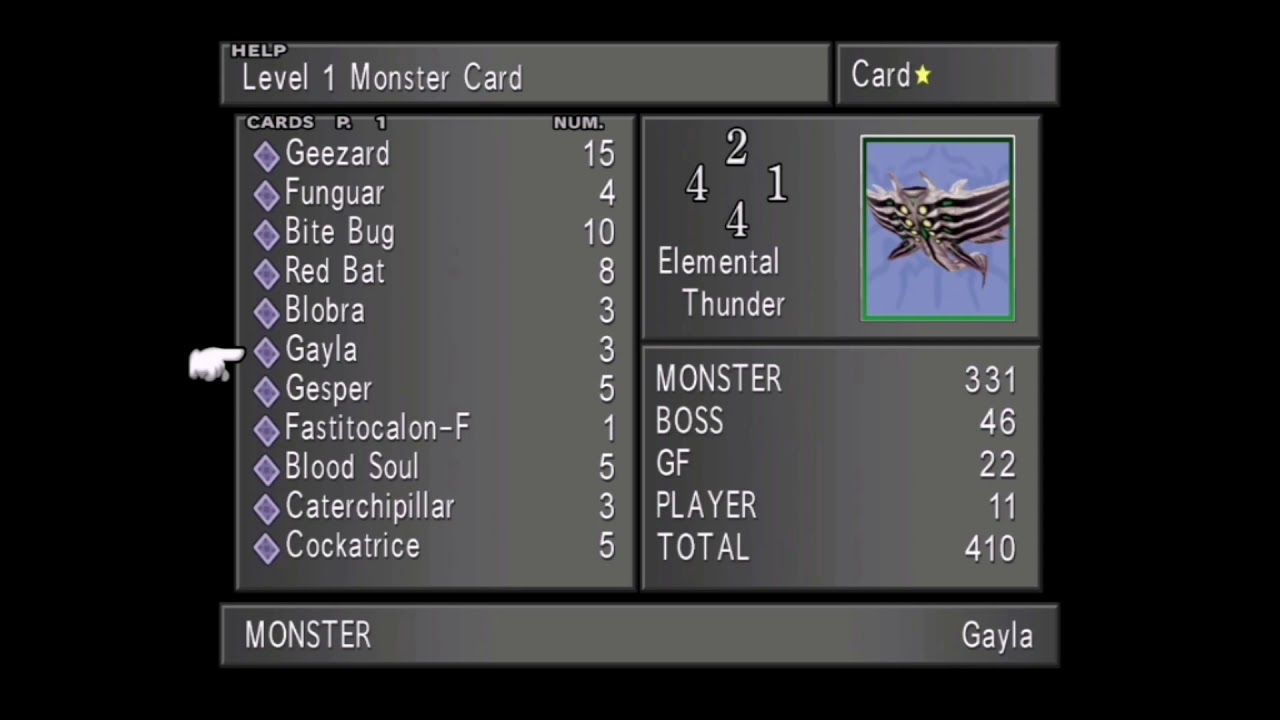 FINAL FANTASY VIII REMASTERED - All Cards (%100 Complete)