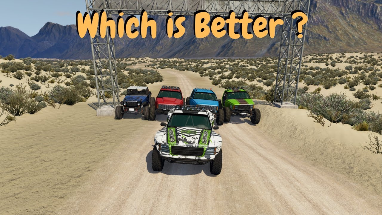 Testing the New D Series @ Desert Trails Revamp | BeamNG.Drive 0.21