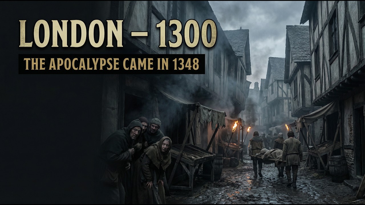 A Day In London 1300: The Apocalypse Happened in 1348 (AI Reconstruction)