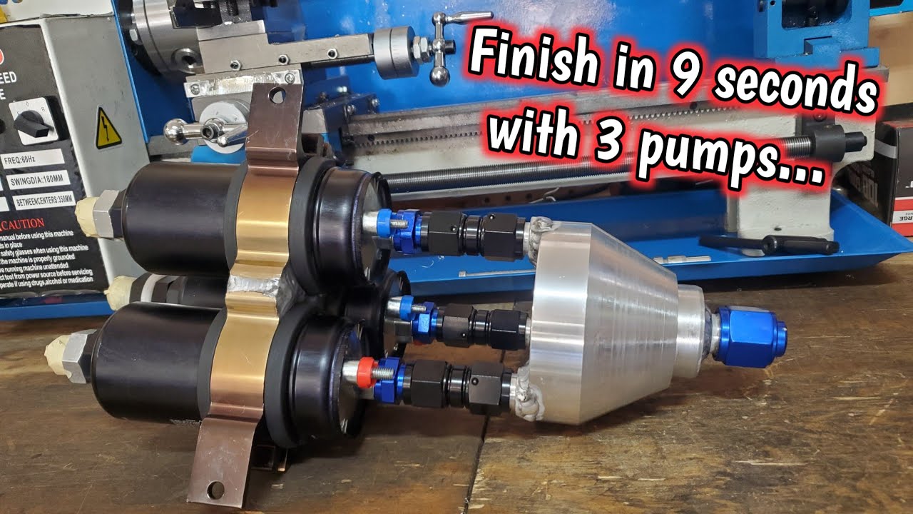 Triple AEM 400lph Fuel Pumps For 1000hp Twin Turbo LS Ranger