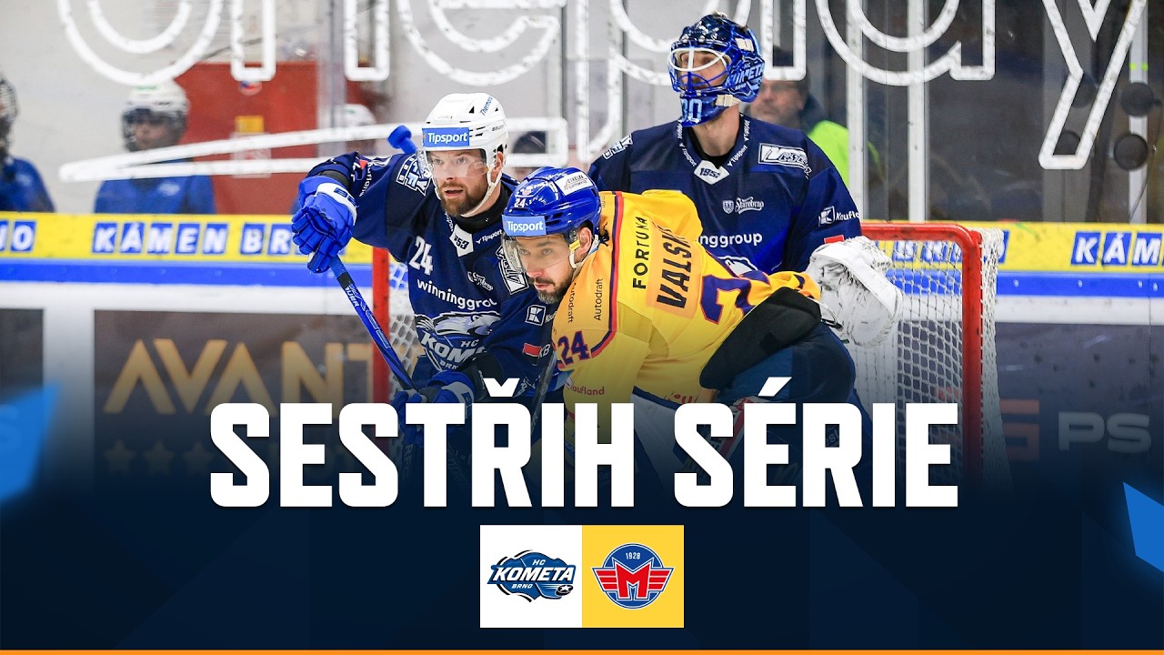 🎥 CELÁ série v gólech | Kompletní sestřih předkola HC Kometa Brno vs. Banes Motor Č. Budějovice