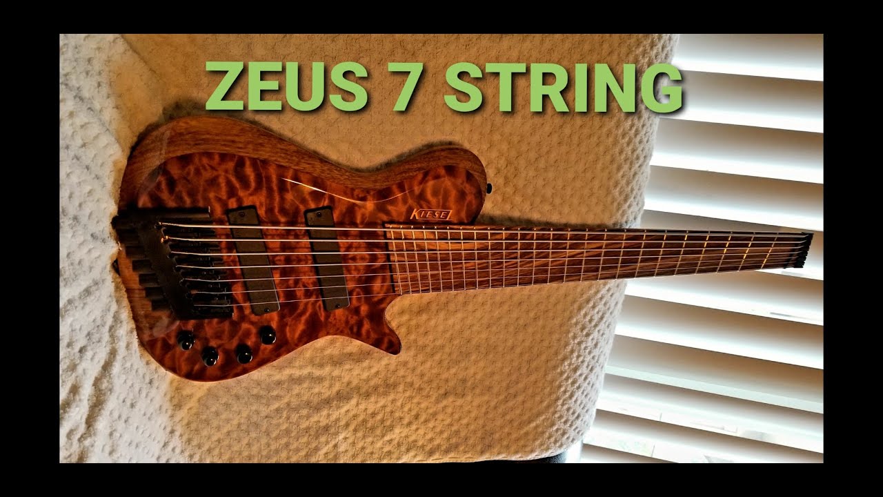 Kiesel Zeus 7 String Bass Unboxing