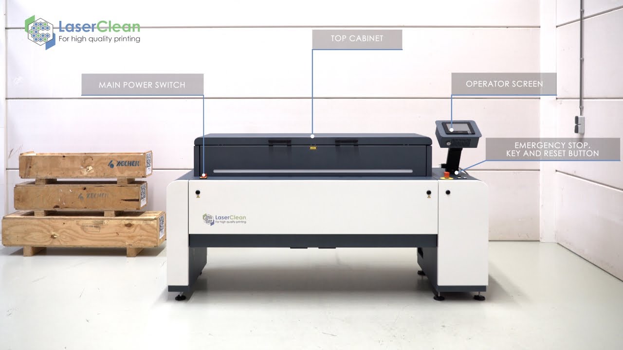 anilox roller laser cleaning , start up and cleaning instructions narrow-web  Laserclean ALCS1000SF