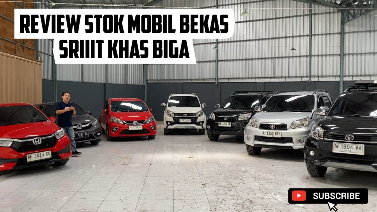 UPDATE STOK MOBIL BEKAS SRIIT KHAS BIGA MOBIL
