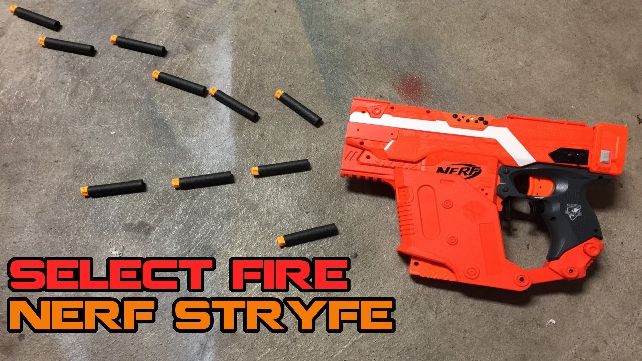 Own a NERF Stryfe? You'll want this. || Select-fire NERF Stryfe Kit Review | Walcom S7