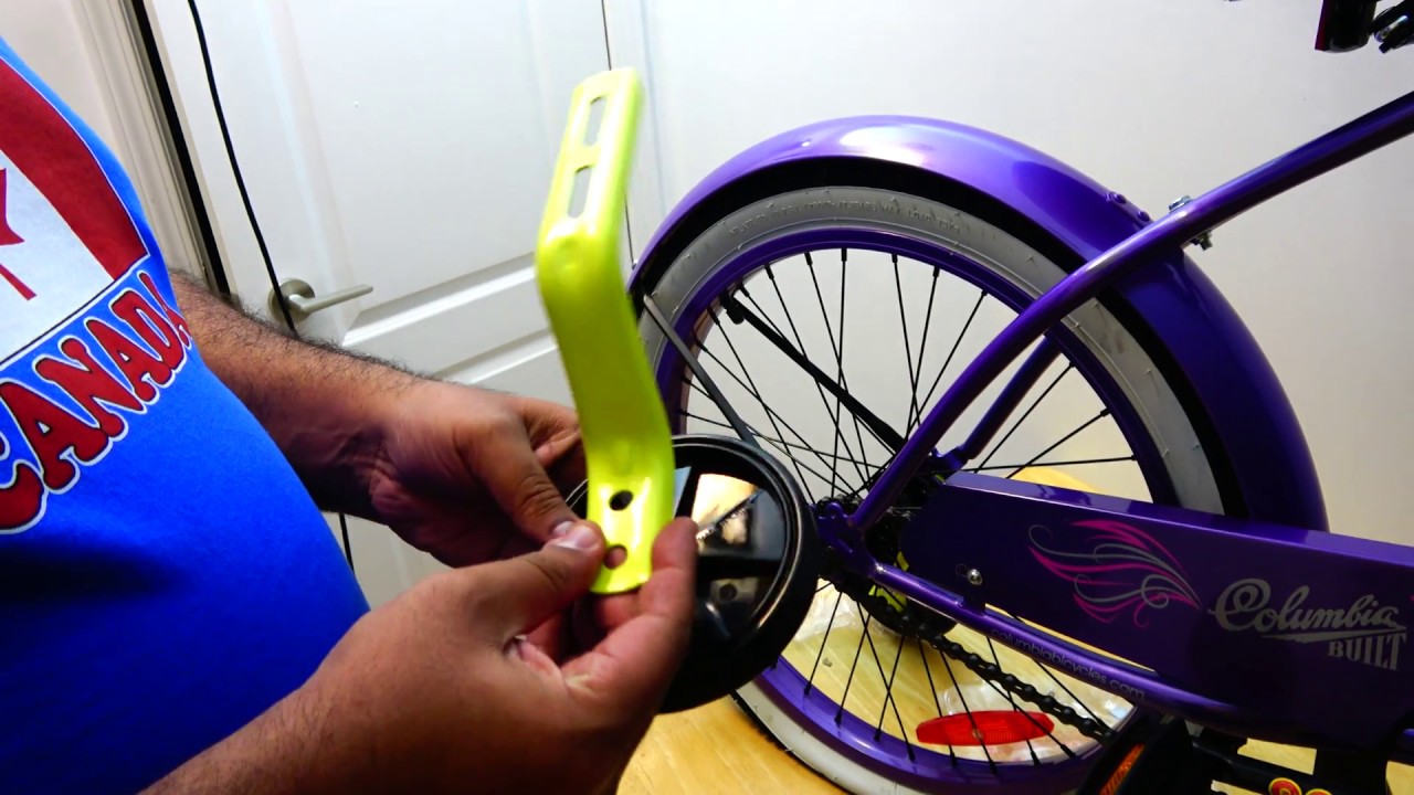 [4K] Installation of Training Wheels on a Girls Kids Bicycle Raskulls Wallmart After Market Wheels