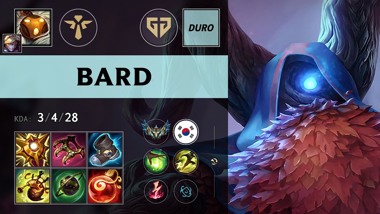(GEN Duro) Bard Support vs Nautilus - KR Challenger Patch 26.13