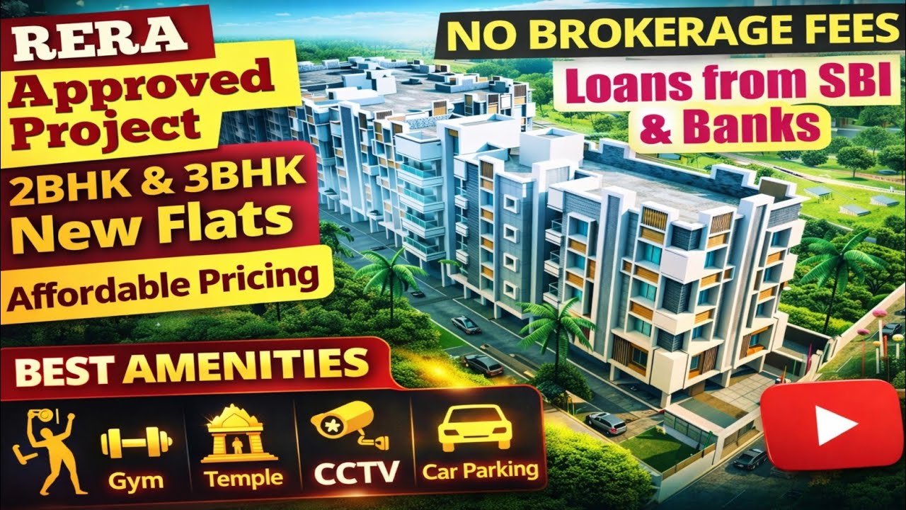 P-21, 2BHK & 3BHK flats are available in Complex at Newtown AA-1 at Rs. 5700/- per SQ.FT(Negotiable)