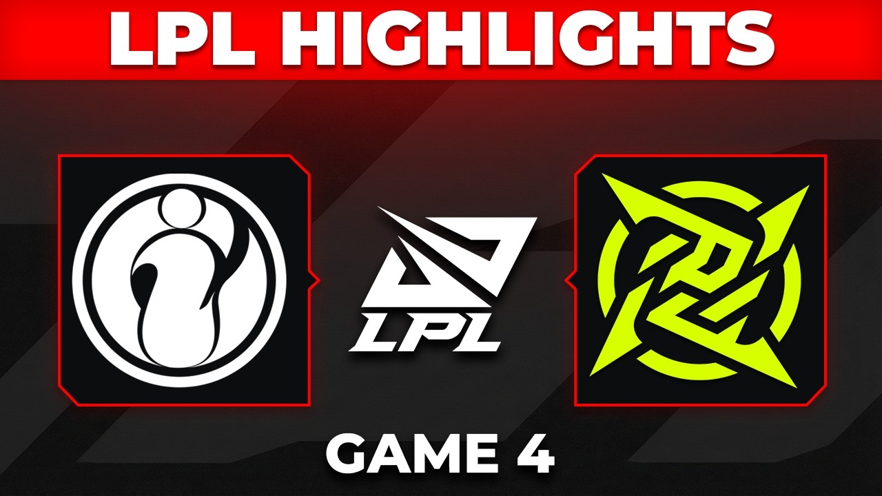 IG vs NIP Highlights Game 4 | LPL 2026 Playoffs | Invictus Gaming vs Ninjas in Pyjamas