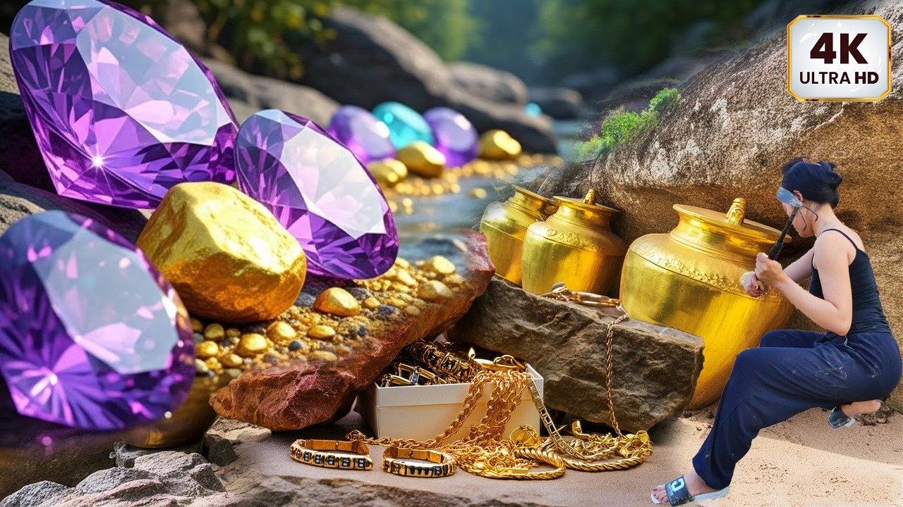Discover a dangerous treasure chest of diamonds and gold—there are incredible items inside!