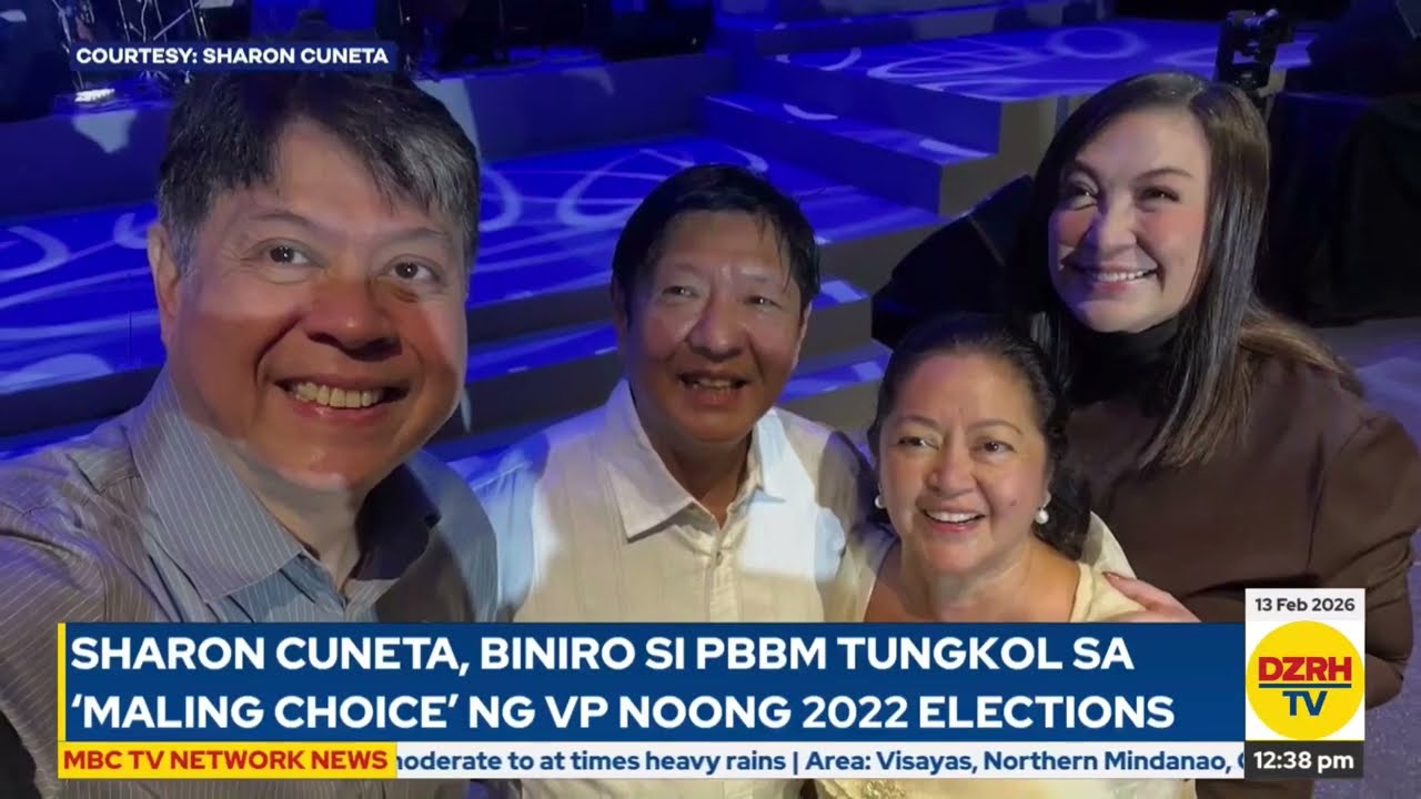 Sharon Cuneta, biniro si PBBM tungkol sa “maling choice” ng VP noong 2022 elections