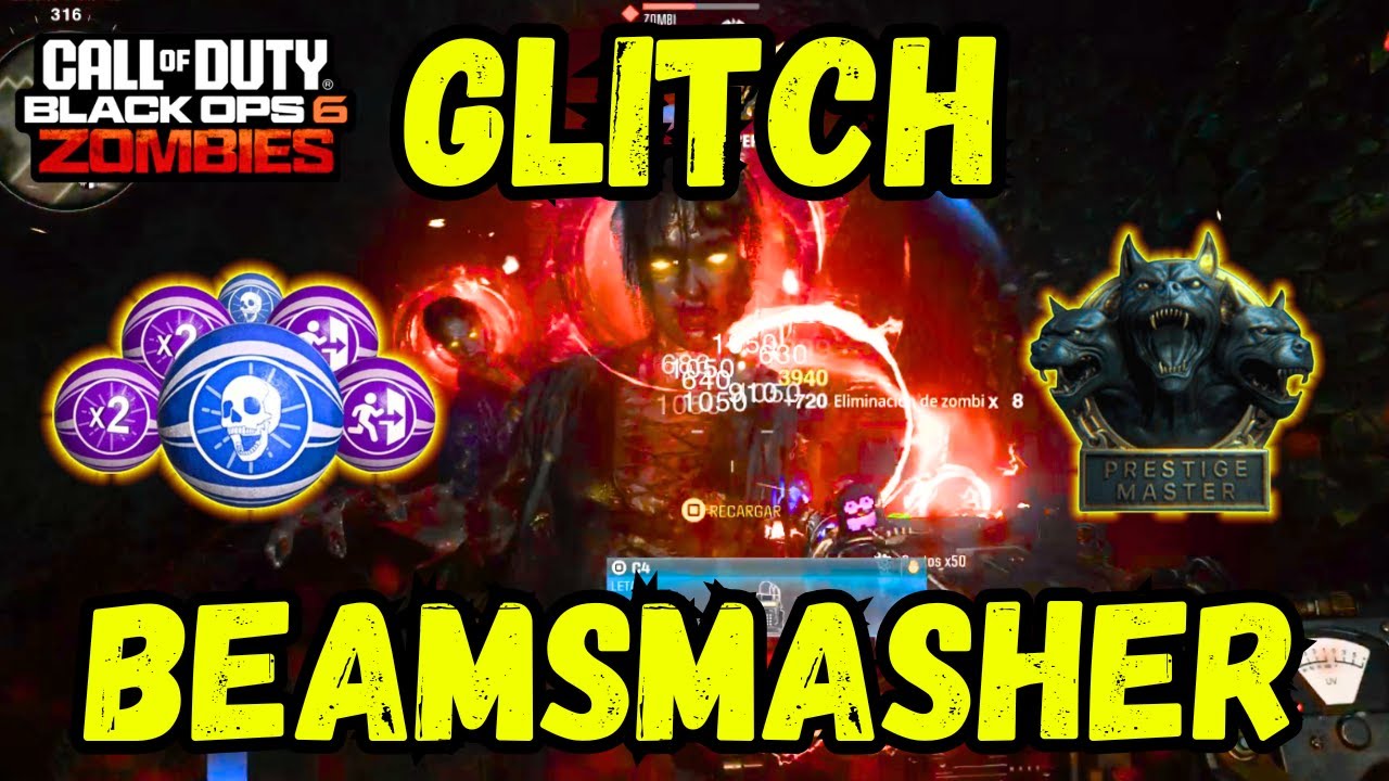 MEJOR ESTRATEGIA para el GLITCH de la BEAMSMASHER - XP, CHICLES y RONDAS ALTAS en ZOMBIES BO6
