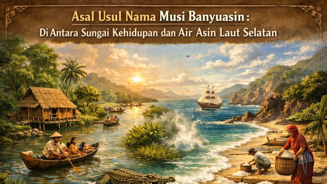 Asal Usul Nama Musi Banyuasin: Di Antara Sungai Kehidupan dan Air Asin Laut Selatan