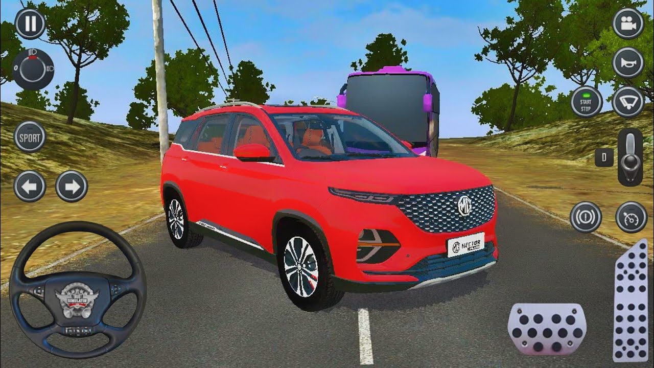 MG Hector Plus Mod For Bussid - Bus Simulator Indonesia - Android Gameplay