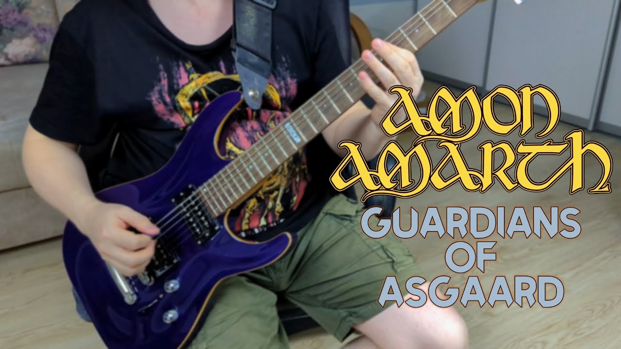 Amon Amarth - Guardians Of Asgaard Guitar Cover 4k 60fps