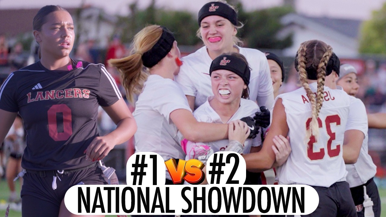 Makena Cook Fights to Win #1 OLu vs #2 JSerra: Flag Football Showdown 💥