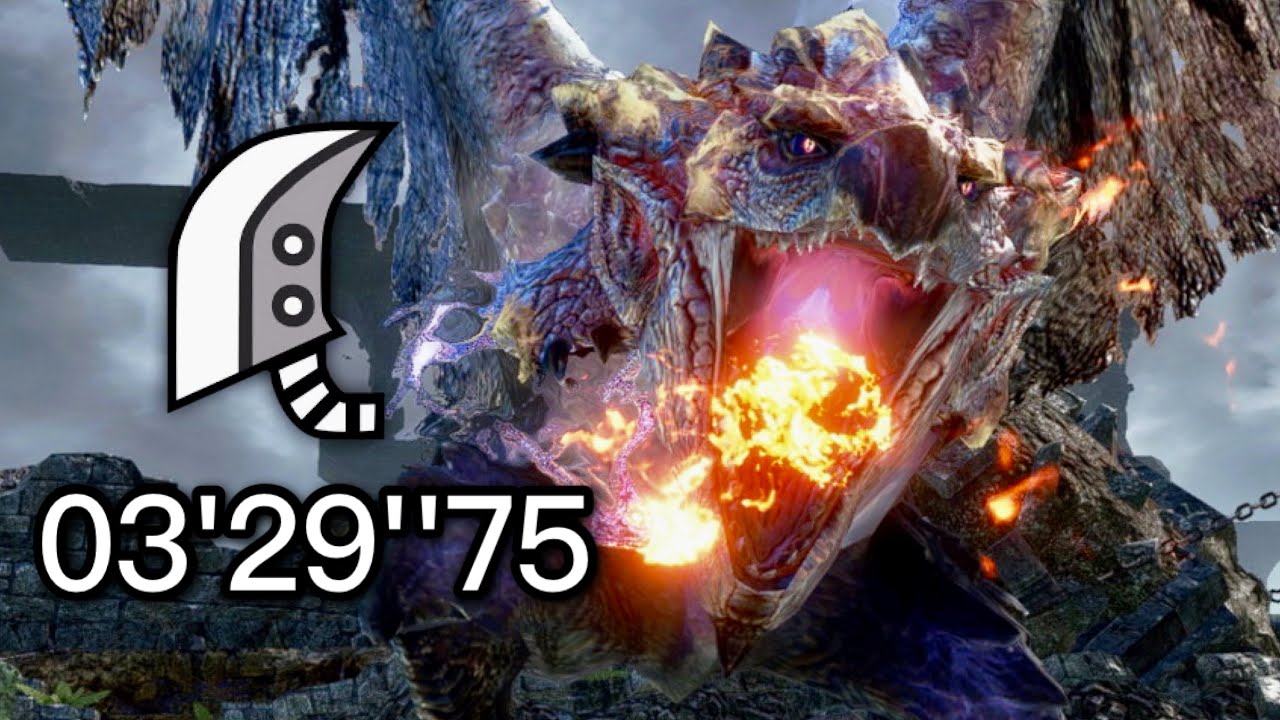 【MHRS】リオレウス希少種 大剣 03'29''75 TAwiki+傀異錬成 / Silver Rathalos Great Sword