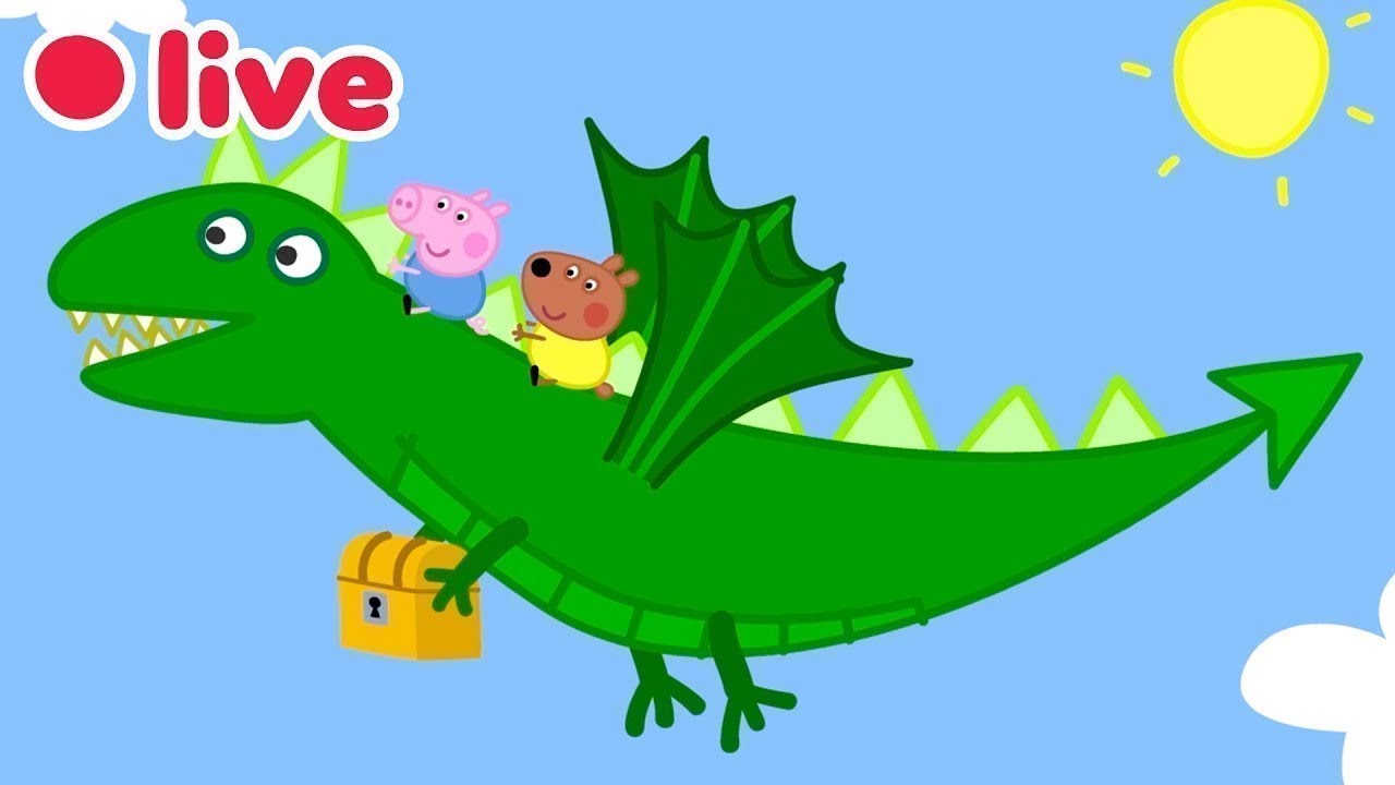 🔴 LIVE! George Pig's MOST Iconic Moments 🦖💙 Peppa Pig FULL EPISODES | Kids Cartoons (With Captions)