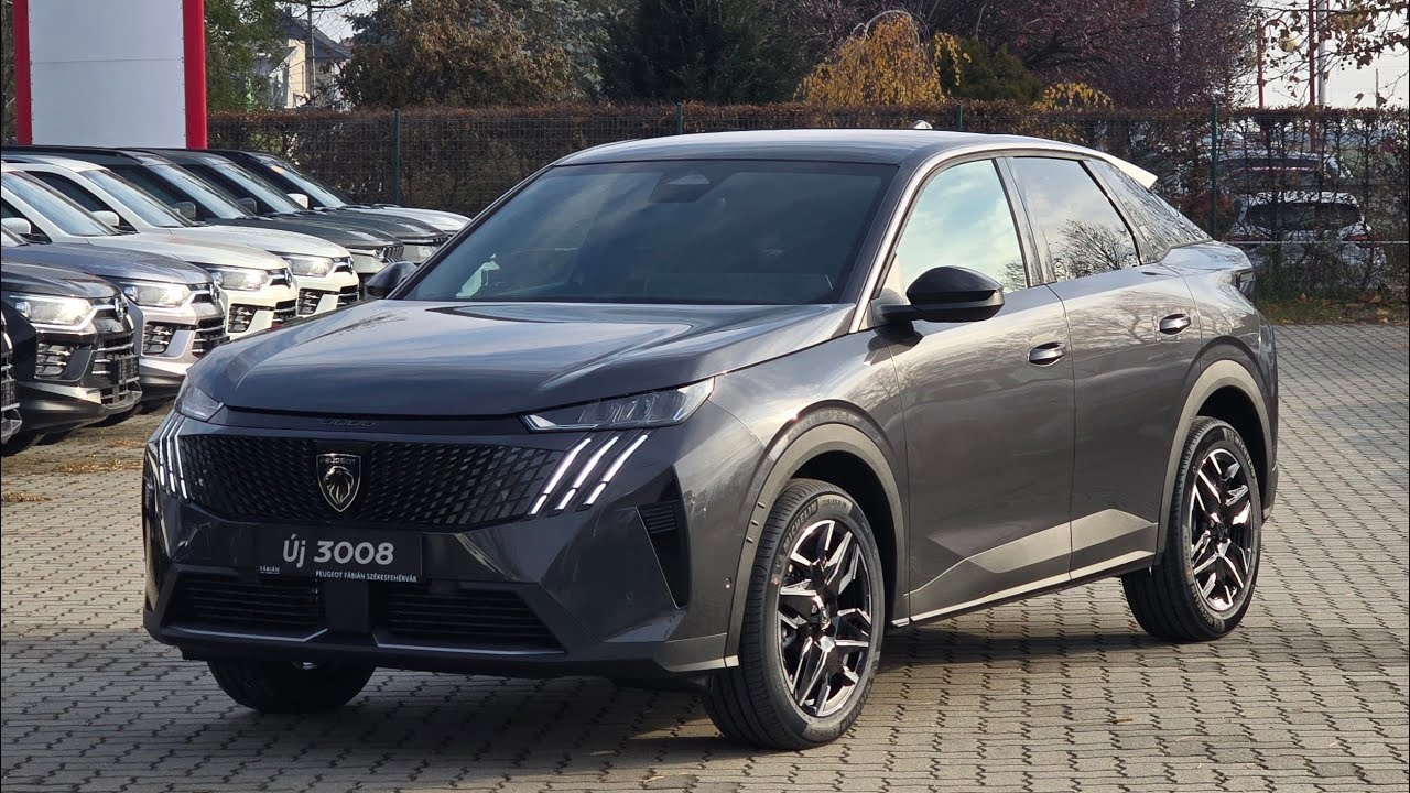 NEW 2024 Peugeot 3008 Allure Hybrid 145 1.2 48V e-DCS6 Titane Grey