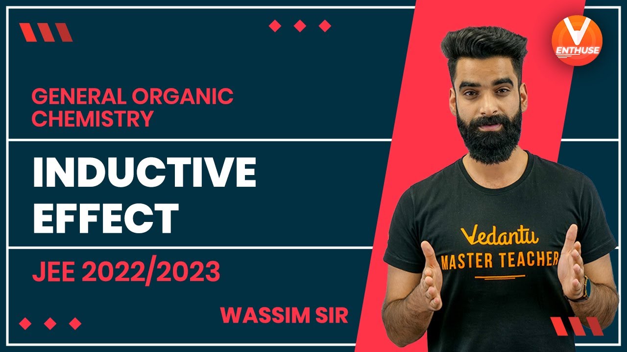 General Organic Chemistry JEE | Inductive Effect [ JEE 2022, JEE 2023 ] | JEE Chemistry | Vedantu