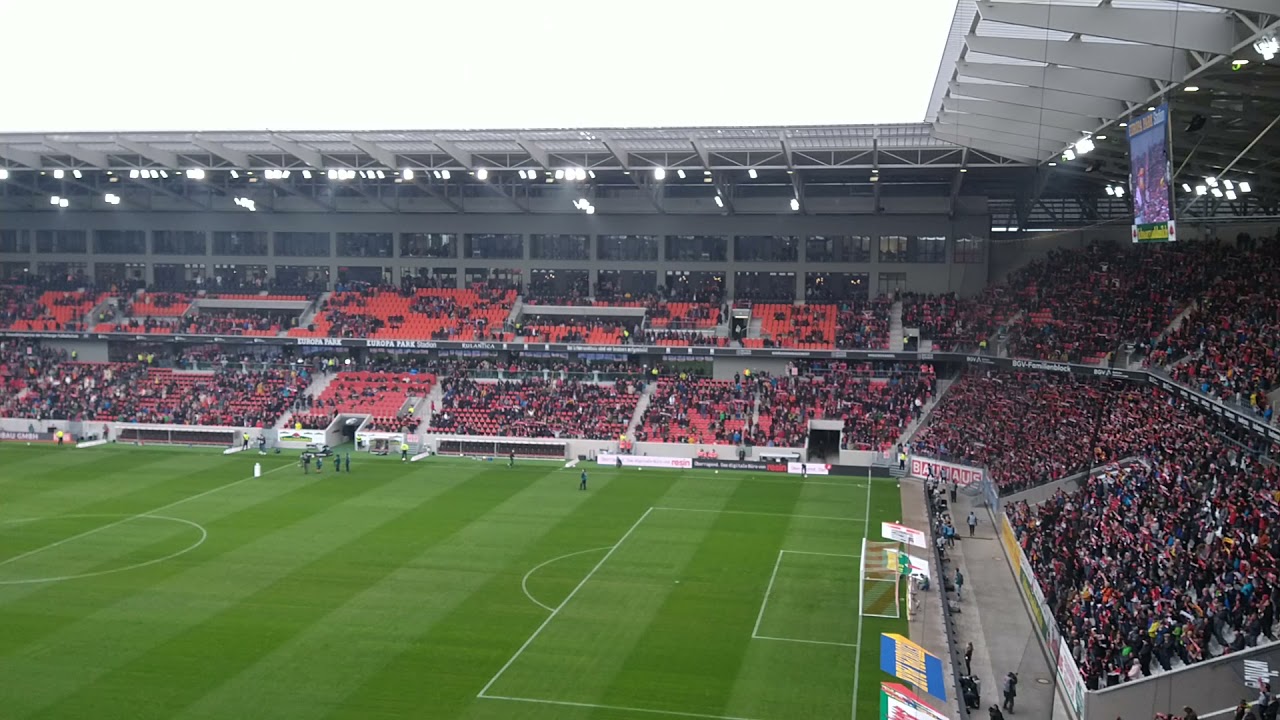 Badnerlied im Europa-Park Stadion SC Freiburg gegen Greuther Fürth
