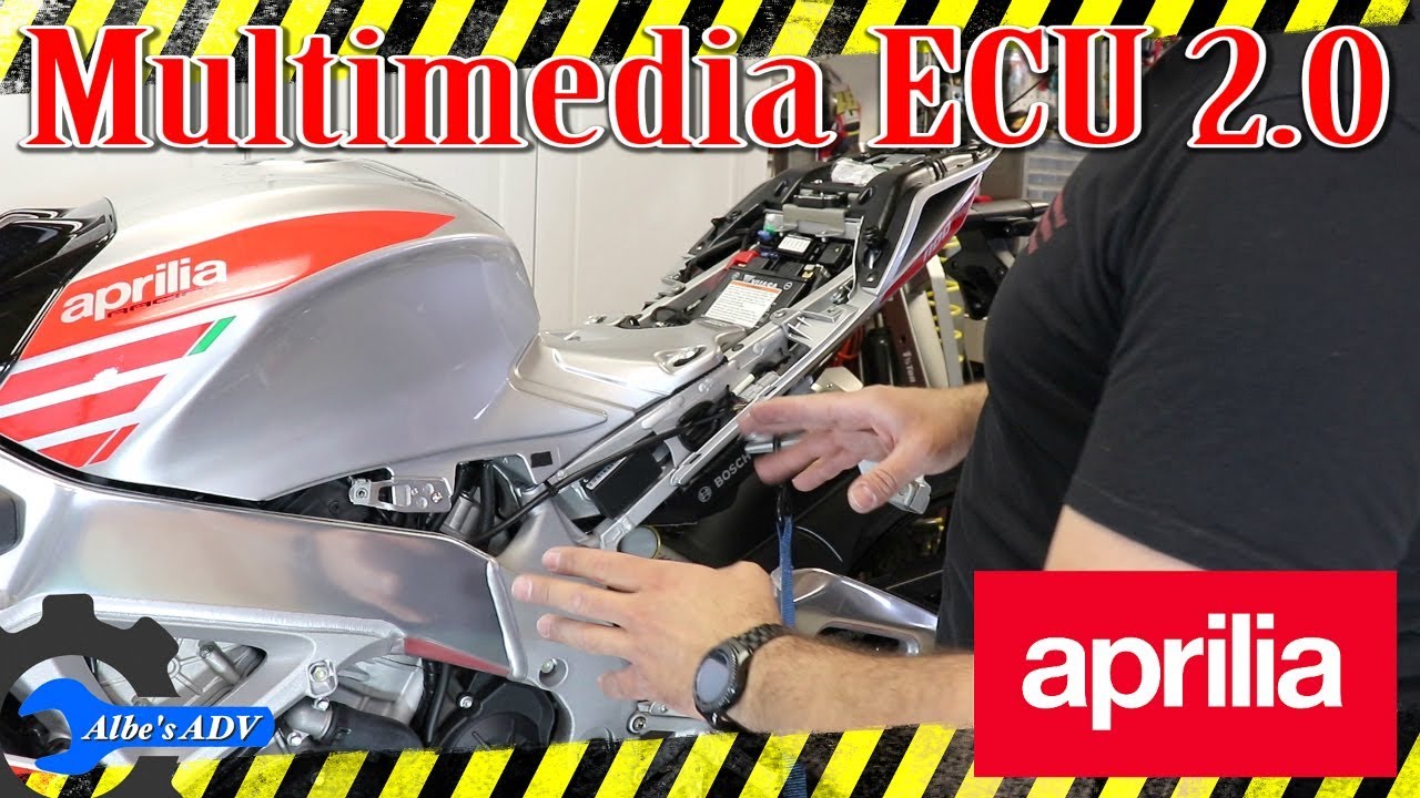 Install Aprilia PMP 2.0 media platform on a Tuono v4 1100RR
