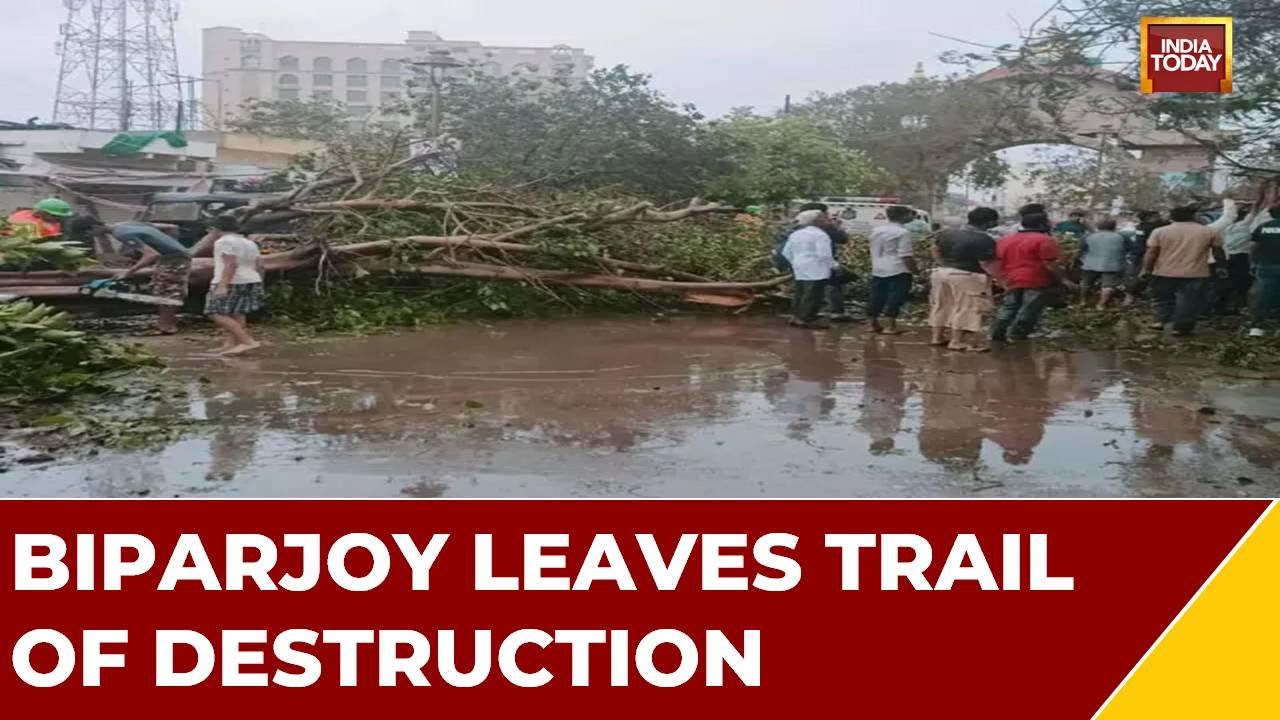Restoration & Relief Operation Underway In Gujarat, Biparjoy Leaves Trail Of Destruction