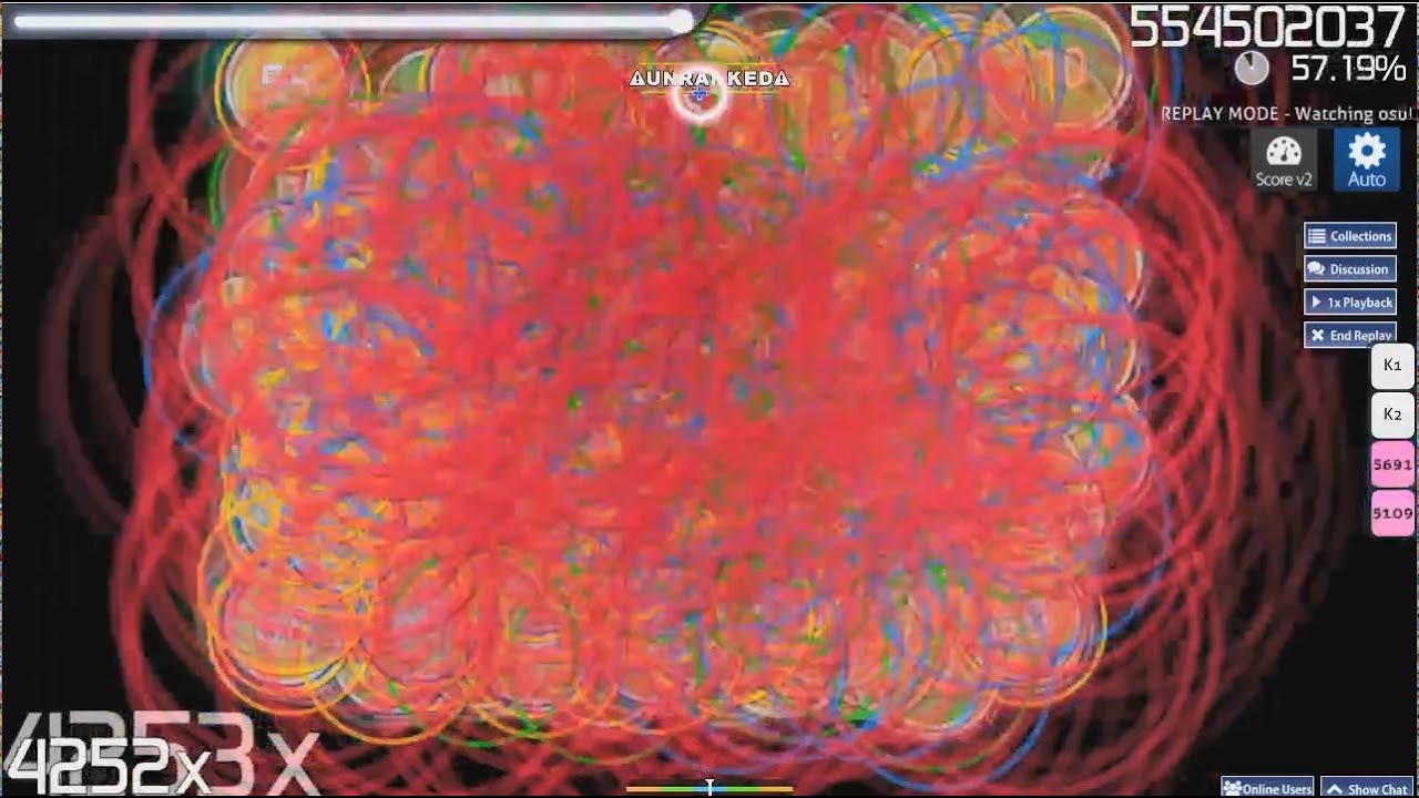 (Read Desc) Impossible Osu Level (20,000 Circles) SirSpork in the hall of the mountain king