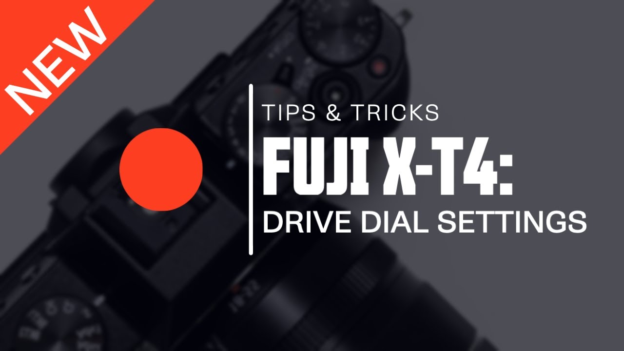 Fuji XT4 | Drive Dial & Drive Modes