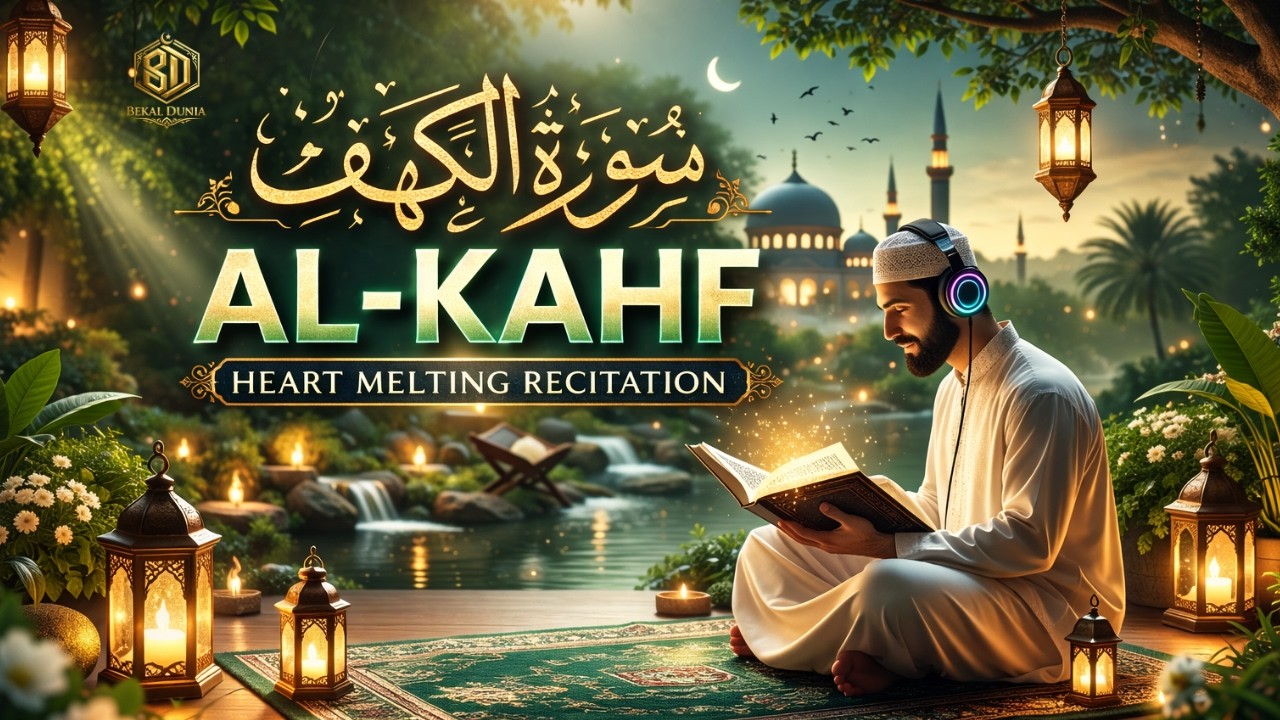 SURAH AL KAHF سورة الكهف | THIS MARVELOUS VOICE WILL TOUCH YOUR HEART إن شاء الله #surahkahfi
