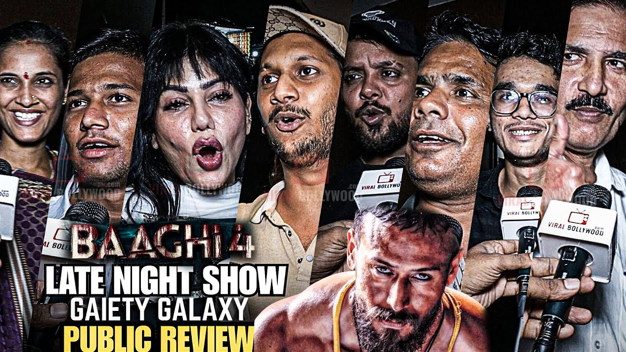 Baaghi 4 | Day 02 Night Show | Public Review | Crowd Reaction | Tiger Shroff, Sanjay Dutt