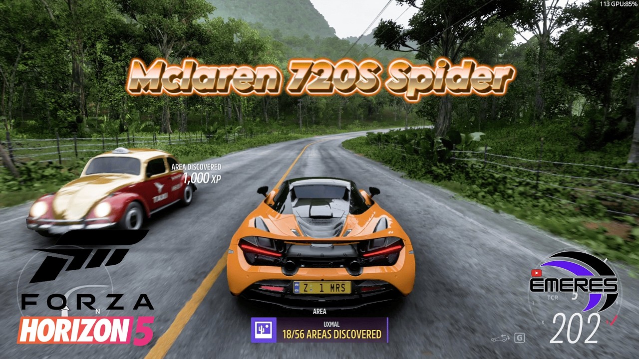 Mclaren 720s Spider 2019 | Forza Horizon 5 #gameplay #forzahorizon5 #rtx5060ti