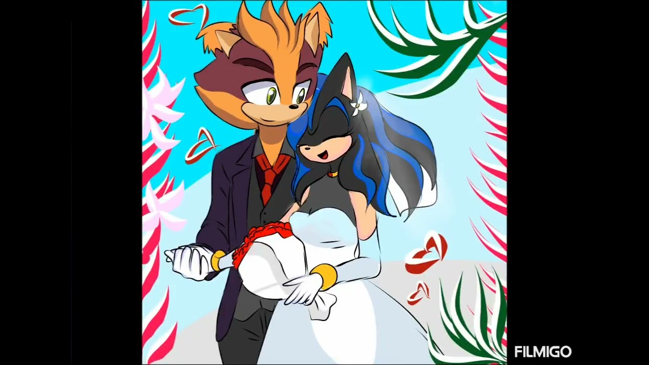 SCOOP y MARÍA THE hegdhegehog ser casaron Rockria y scorald,💔😭🍂💜❤️‍🩹, el, ella no habrá Sido yo 