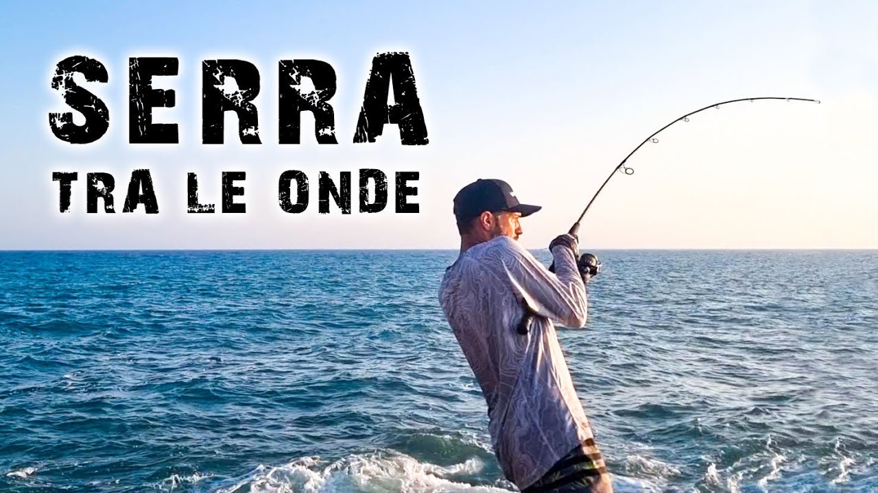 SPINNING al PESCE SERRA tra le ONDE - Catch and Cook