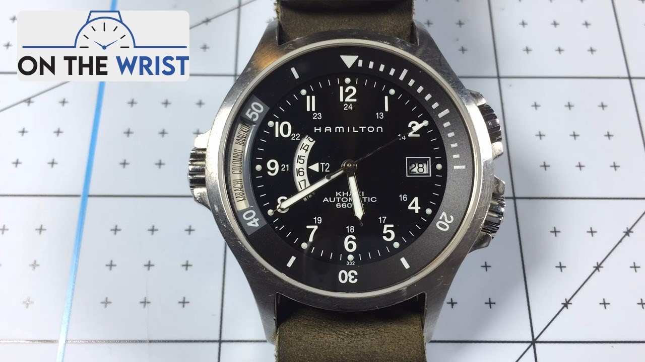 Hamilton Khaki Navy GMT Automatic Watch Review, Great features, great design, and great value!