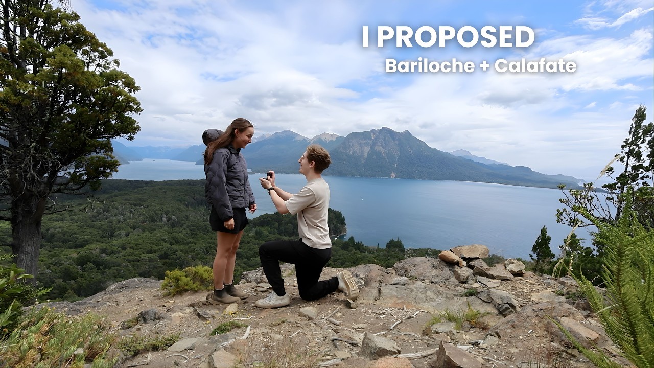 I PROPOSED IN PATAGONIA + Exploring Bariloche and walking on a glacier