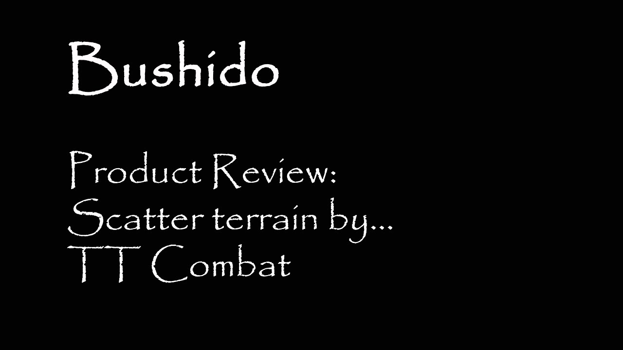 Bushido 12   Product Review   scatter terrain by TT Combat