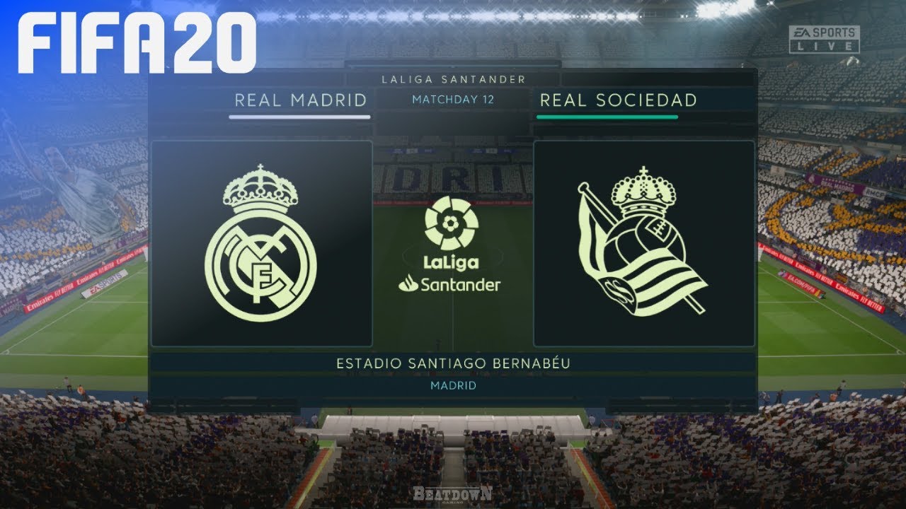 FIFA 20 - Real Madrid vs. Real Sociedad @ Estadio Santiago Bernabéu