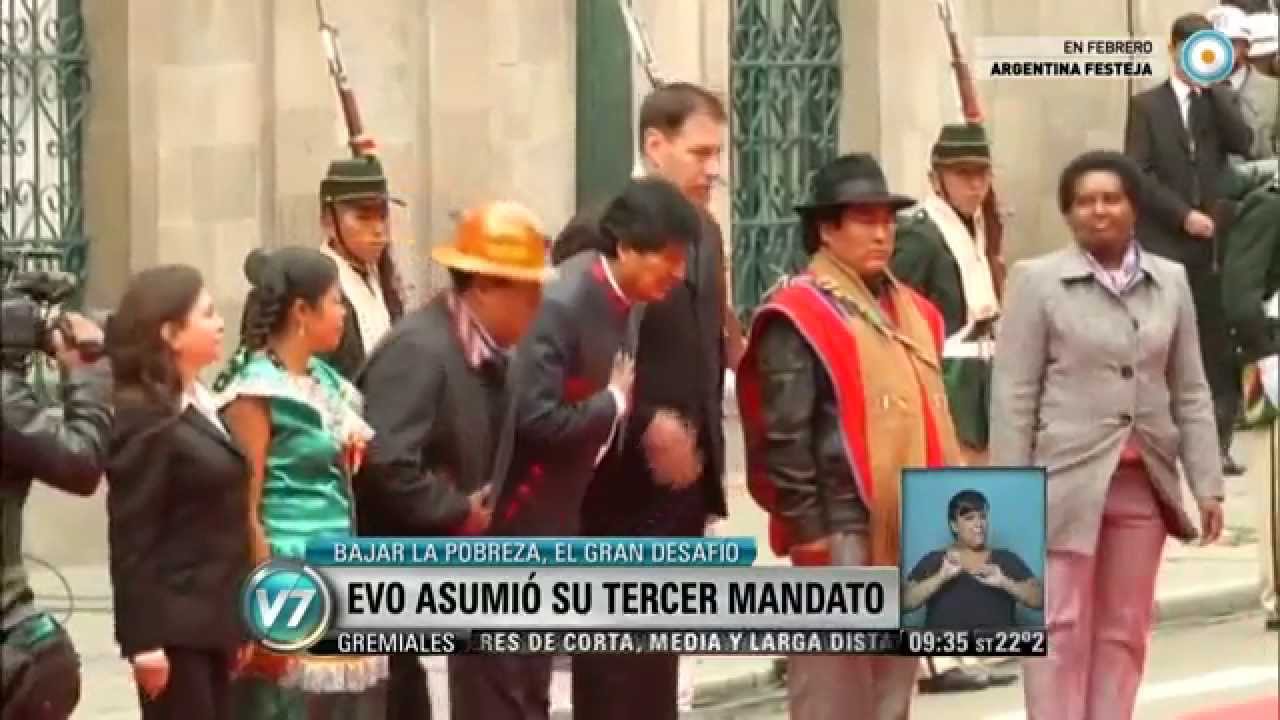 Visión 7 - Reasumió Evo Morales