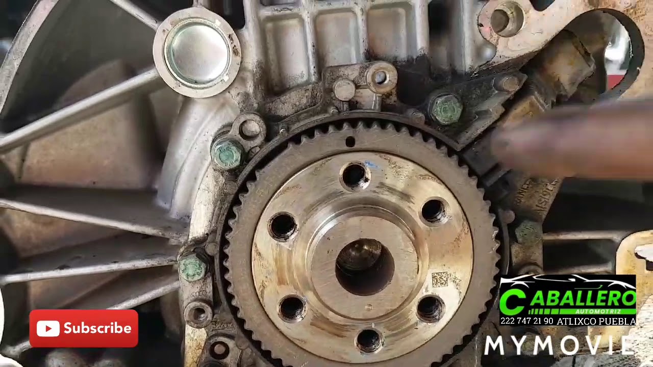 instalación correcta de reluctor trasero de cigueñal SEAT TOLEDO 2013 TSI.