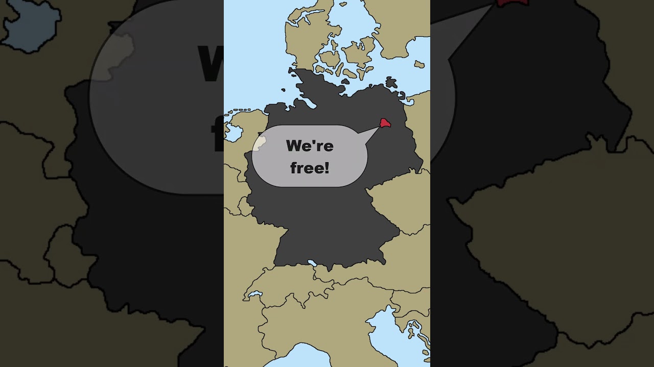 What would the borders of Germany look like if they collapsed? #ww3 #history #germany