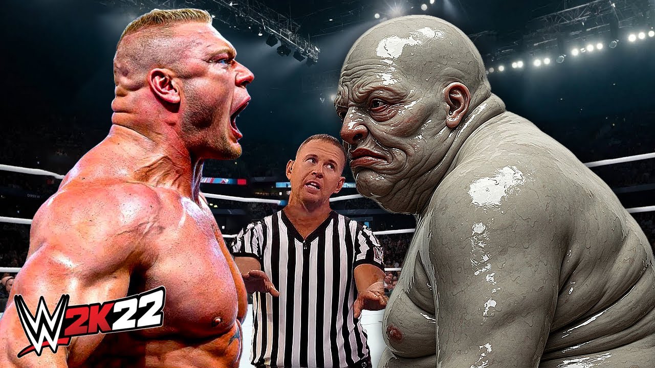 Брок Леснар против Вет Джека (WWE 2K22)